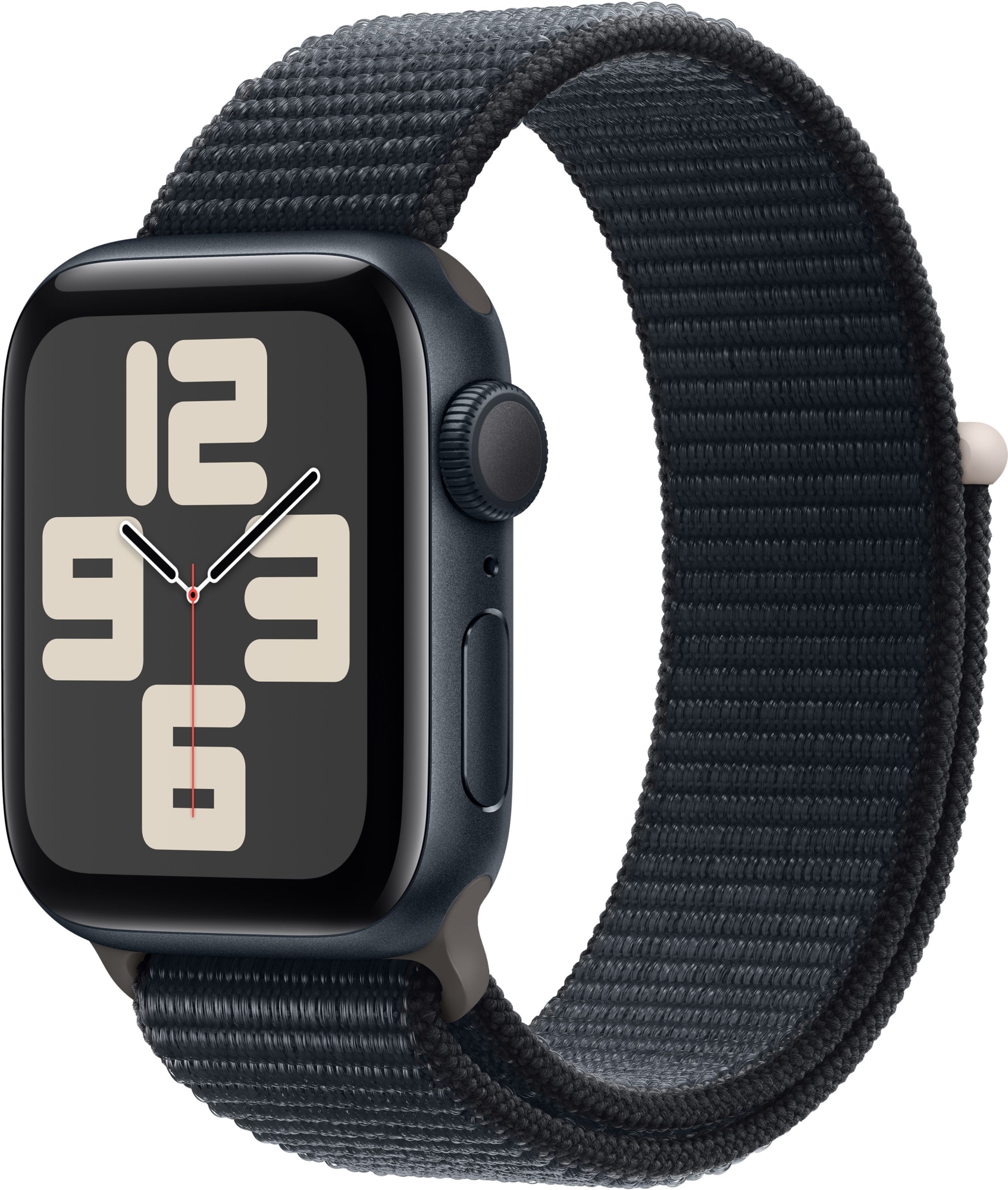 Apple Watch SE 2 40mm Midnight Aluminum Case with Midnight Sport Loop (MRE03) 2023